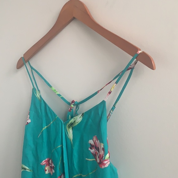 Parker Floral Print Silk Wrap Front Tank - Picture 7 of 16